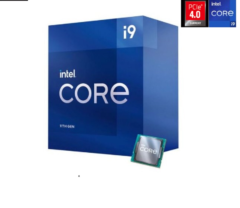 מעבד INTEL Rocket Lake Core i9-11900 BOX LGA1200 16MB 65W כולל מאוורר למעבד, מחיר 2120 ש"ח