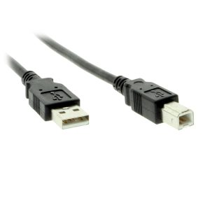 כבל מדפסת A-B USB באורך כ- 1.8 מטר מחיר 13 ש"ח